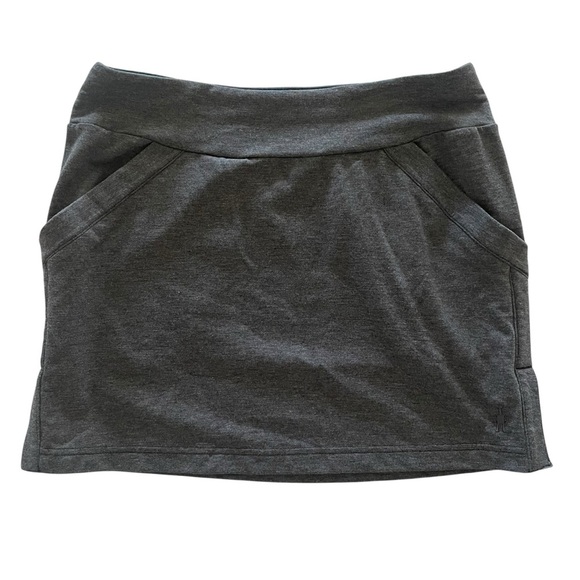Smartwool Active Reset Skirt In Heathered Gray Size Small - Picture 1 of 10